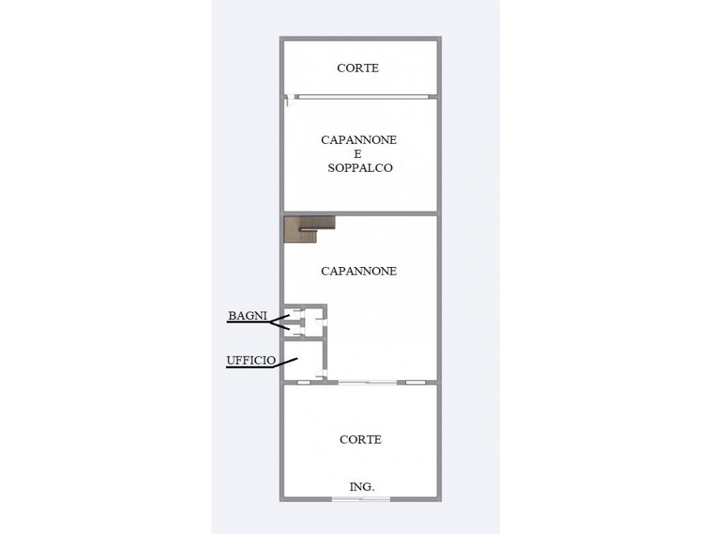 Capannone in Via Maggiolini, Cesena, {3} - Planimetria 1