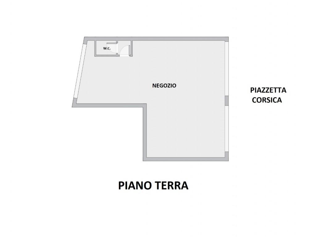 Negozio in Viale Corsica, Cervia, {3} - Planimetria 1