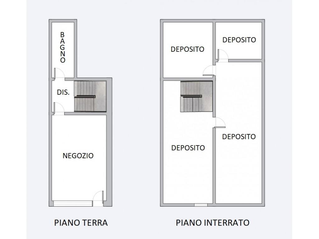 Negozio in Corso Camillo Benso Cavour, Cesena, {3} - Planimetria 1
