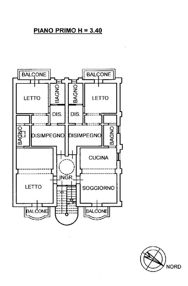 Bed & Breakfast in , Diso, {3} - Planimetria 1