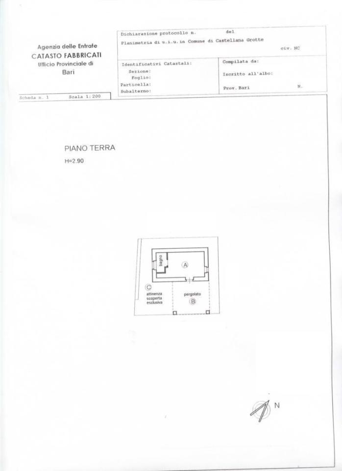 Agriturismo in , Castellana Grotte, {3} - Planimetria 1