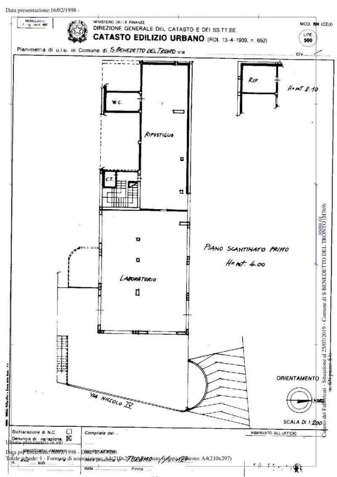 Laboratorio in , San Benedetto Del Tronto, {3} - Planimetria 1