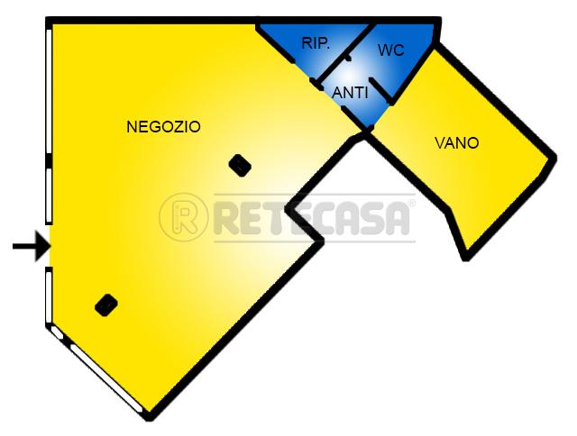 Palazzina commerciale in Corso G. Matteotti 52, Montecchio Maggiore, {3} - Planimetria 1