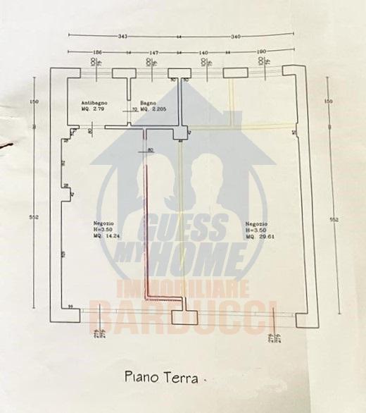 Negozio in , Cesenatico, {3} - Planimetria 1