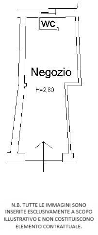 Negozio in Piazza San Giorgio 37, Sarzana - Planimetria 1