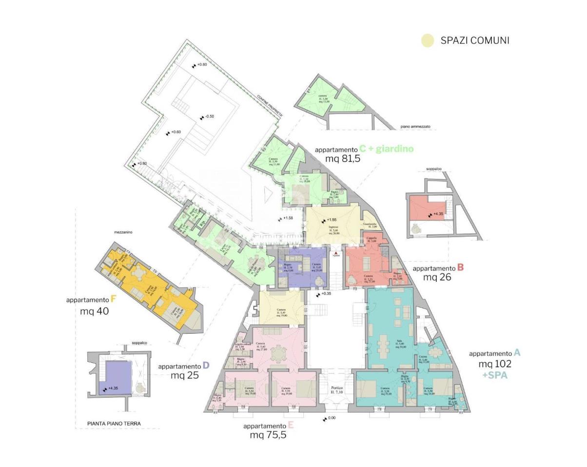 Albergo in Via Dante Alighieri, San Cesario Di Lecce, {3} - Planimetria 1