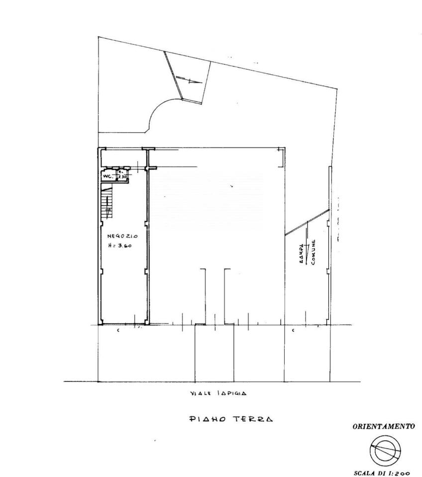 Negozio in Viale Japigia, Lecce, {3} - Planimetria 1