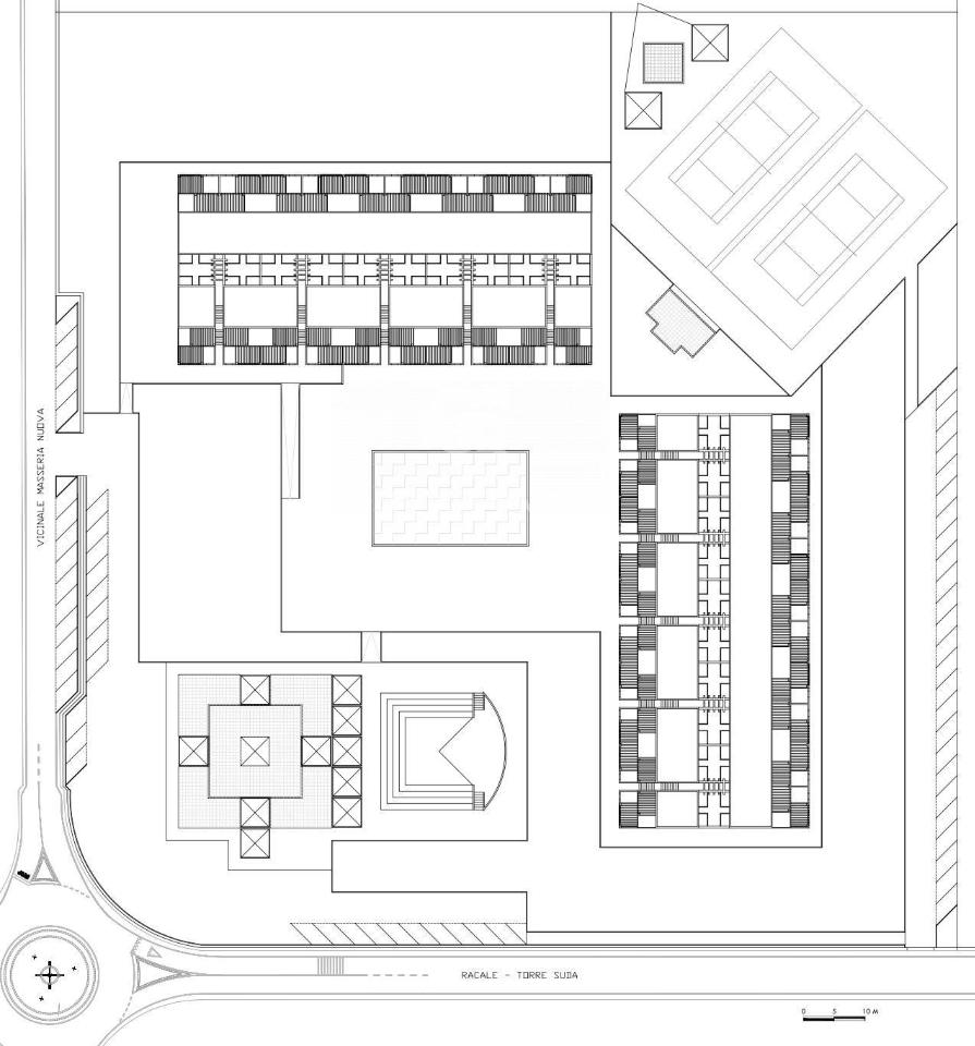 Albergo in Strada Prov.Le Racale-Torre Suda Snc, Racale, {3} - Planimetria 1