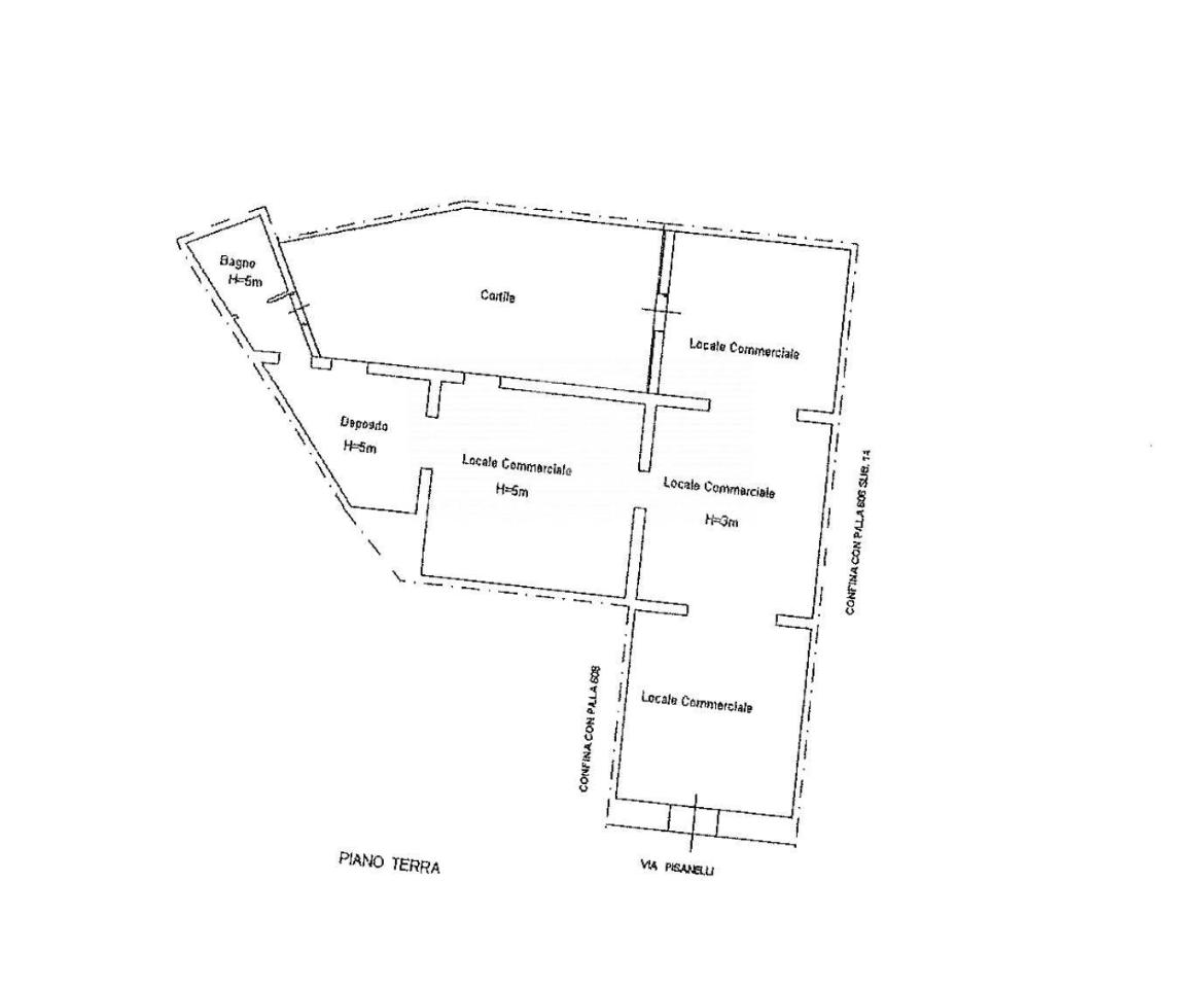 Negozio in Via Pisanelli, Maglie, {3} - Planimetria 1