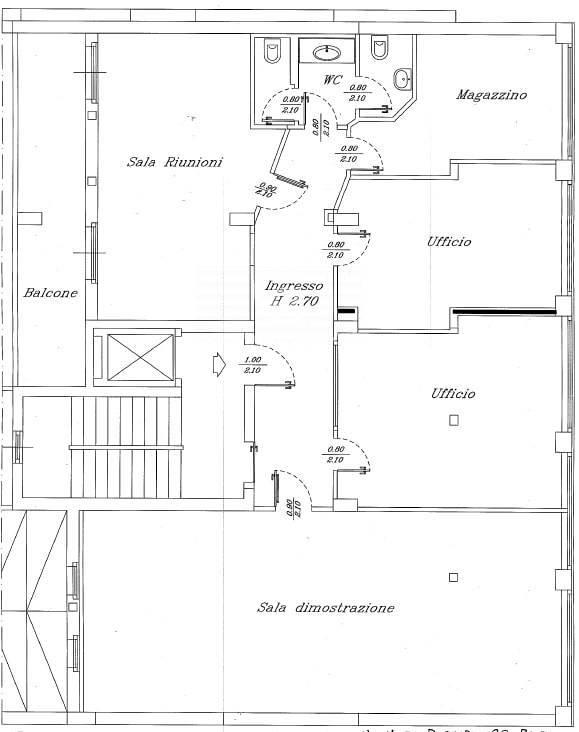 Ufficio in Via Partipilo, Bari, {3} - Planimetria 1