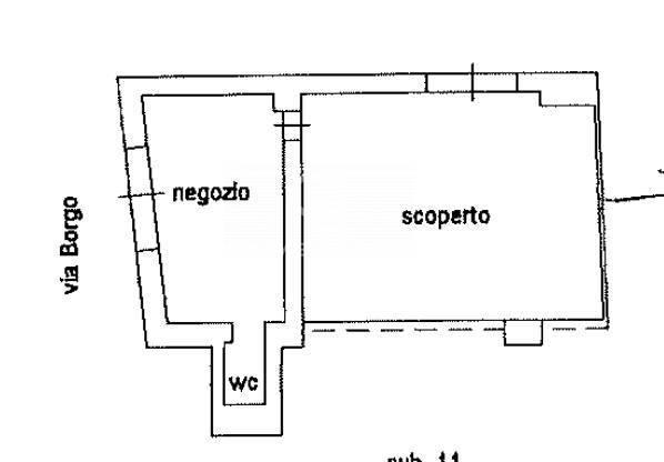 Negozio in Via Borgo, Poggiardo, {3} - Planimetria 1