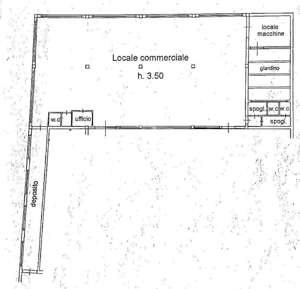 Negozio in Via Alcide De Gasperi 201, Carpignano Salentino, {3} - Planimetria 1