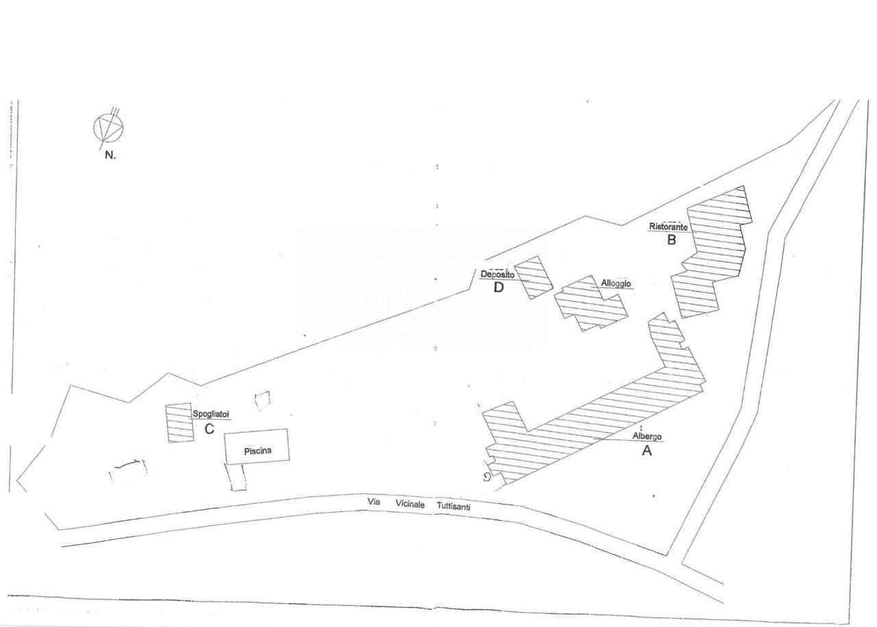 Albergo in Via Vicinale Tuttisanti, Ugento, {3} - Planimetria 1