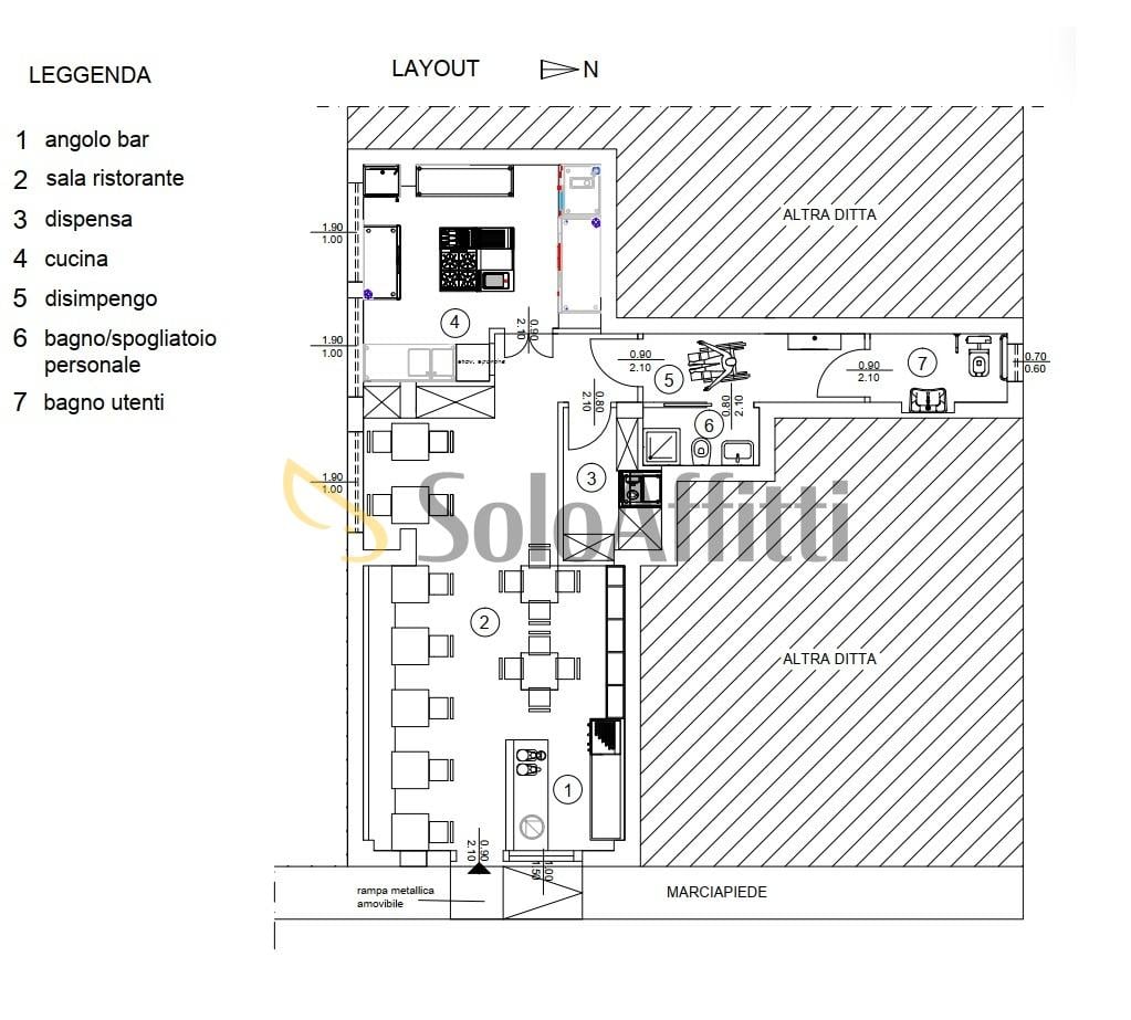 Negozio in , Catanzaro, {3} - Planimetria 1
