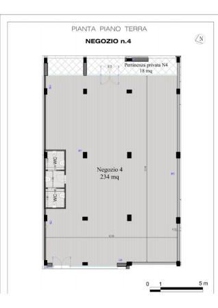 Negozio in Viale Gino Luigi Rizzo, Lecce, {3} - Planimetria 1