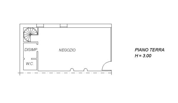 Negozio in Piazza Carlo Alberto dalla Chiesa, Cornuda, {3} - Planimetria 1