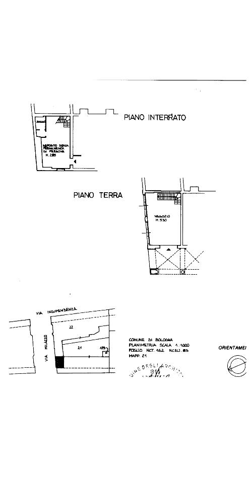 Negozio in Via Galliera, Bologna, {3} - Planimetria 1
