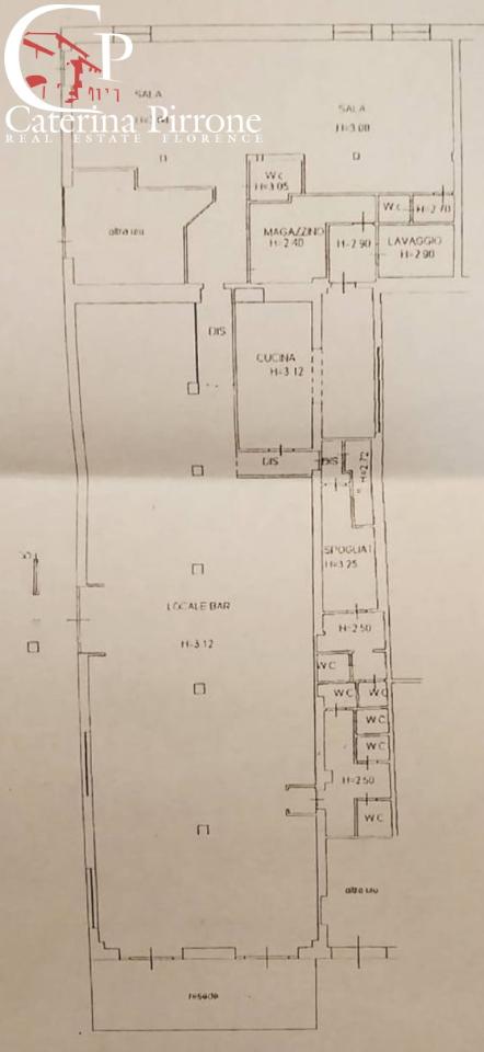 Negozio in Via Mario De Bernardi, Firenze, {3} - Planimetria 1
