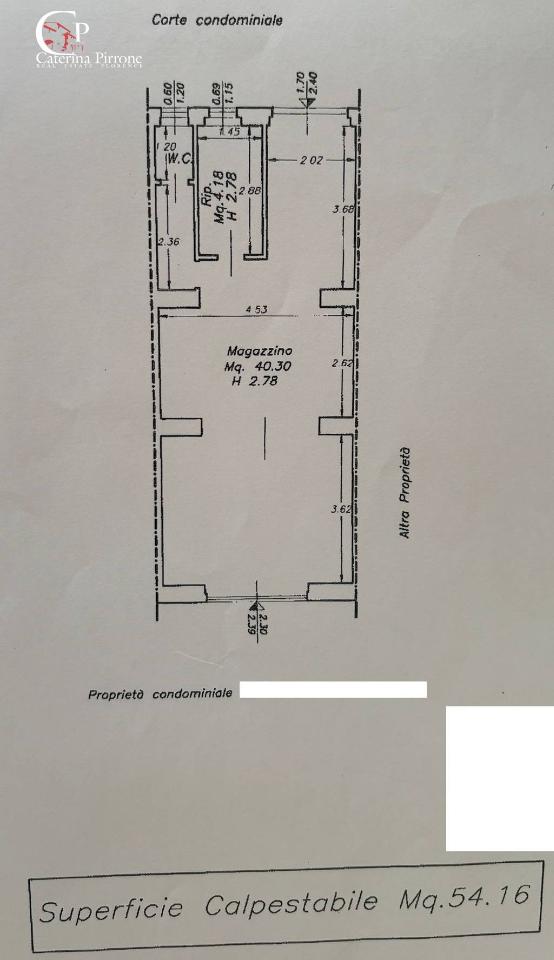 Negozio in Via Filippo Webb 1, Firenze, {3} - Planimetria 1