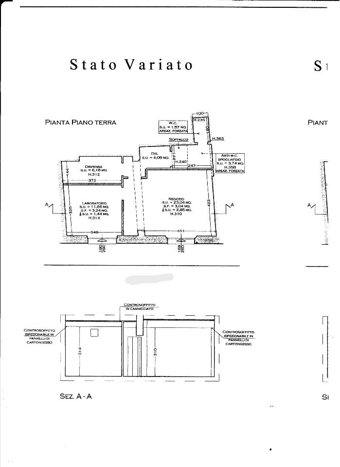 Negozio in Via Corbinaie, Scandicci, {3} - Planimetria 1