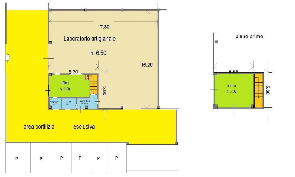 Capannone in Via Copernico, Podenzano, {3} - Planimetria 1
