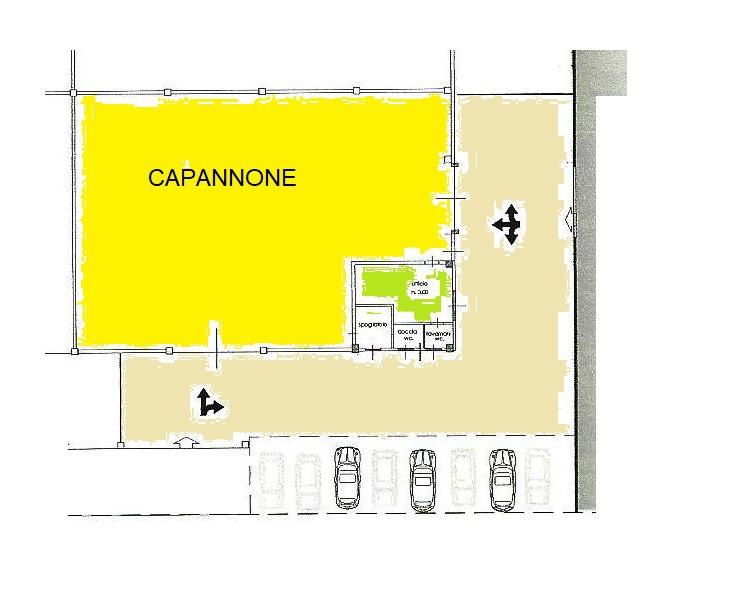 Capannone in Via Galilelo Galieli, Podenzano, {3} - Planimetria 1