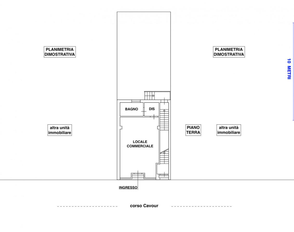 Negozio in Corso Cavour N° 151, Garlasco, {3} - Planimetria 1