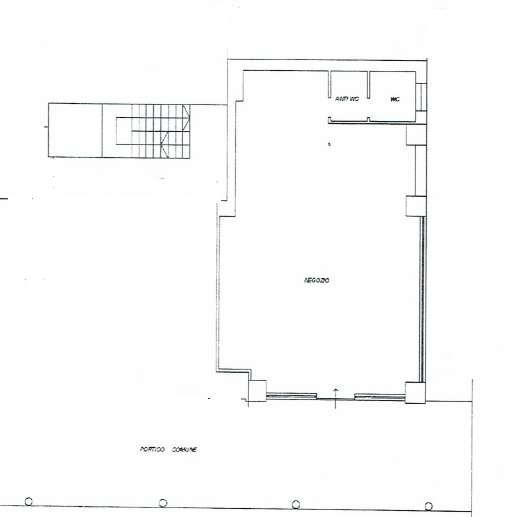 Negozio in Via della Ricordanza 1, Busto Arsizio, {3} - Planimetria 1