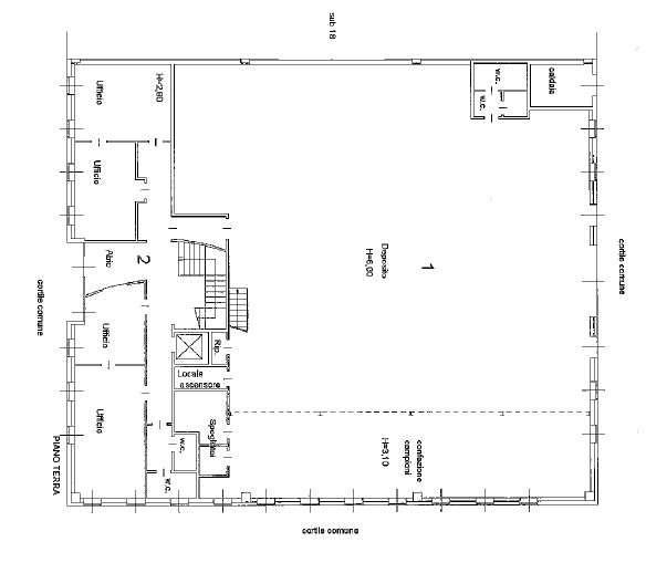 Capannone in Via Sacro Monte 3, Busto Arsizio, {3} - Planimetria 1