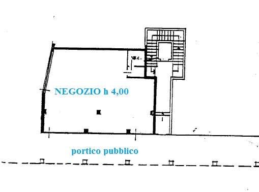 Negozio in Vicolo Assunta, Busto Arsizio, {3} - Planimetria 1