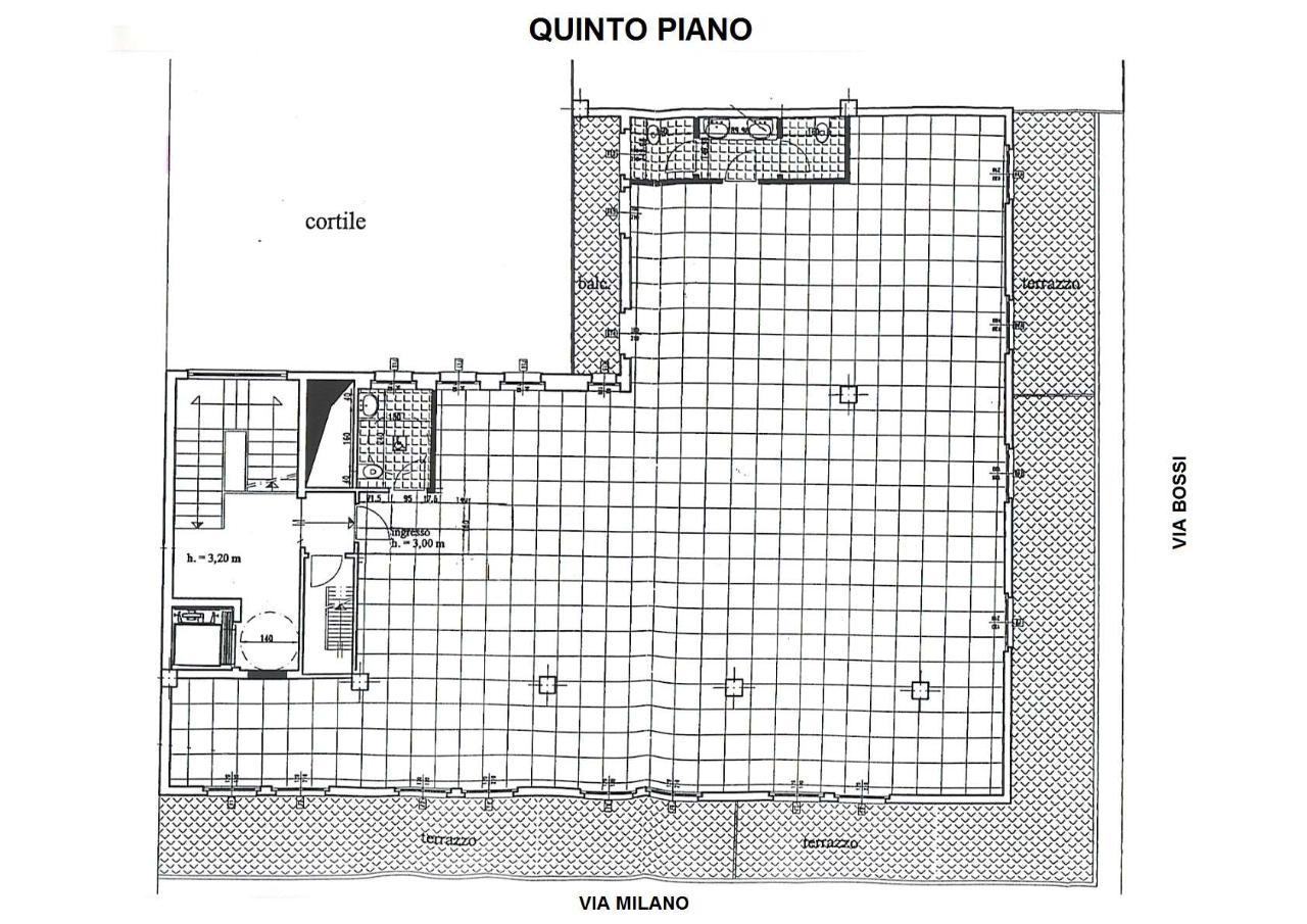 Ufficio in Via Milano 7, Busto Arsizio, {3} - Planimetria 1