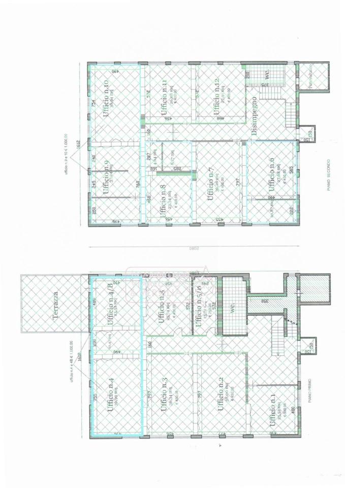 Ufficio in Via Poggio alle Viti 150, Viareggio, {3} - Planimetria 1