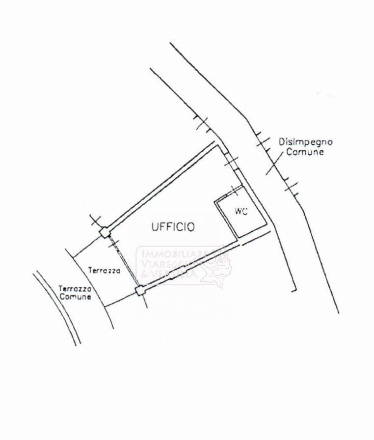 Ufficio in Via Fratelli Rosselli 5, Camaiore, {3} - Planimetria 1