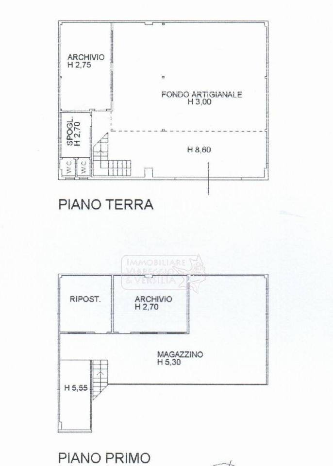 Capannone in Via Libeccio 100, Viareggio, {3} - Planimetria 1