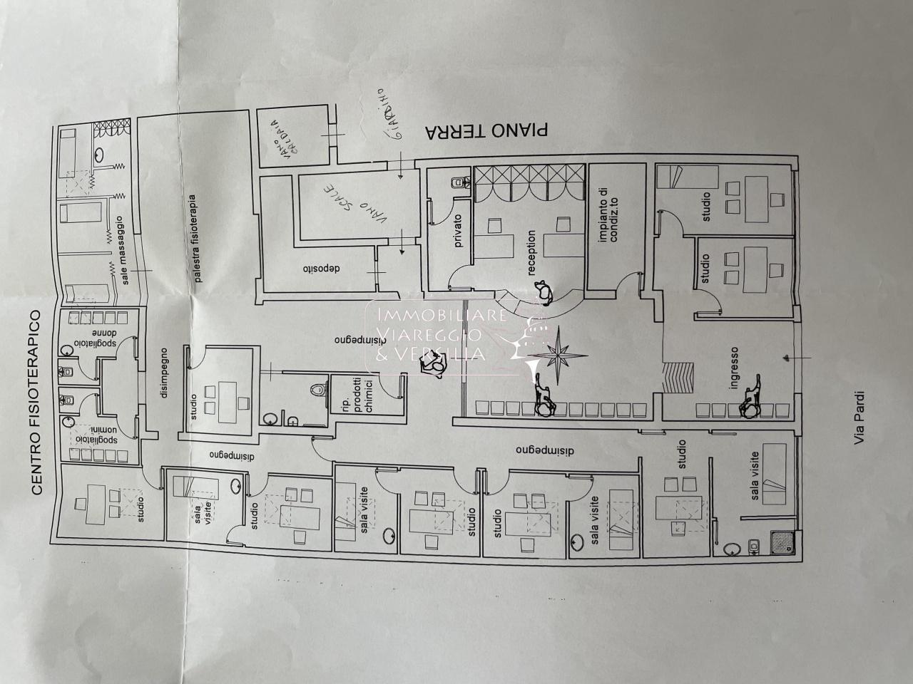 Negozio in Via Fratelli Cervi 20, Viareggio, {3} - Planimetria 1