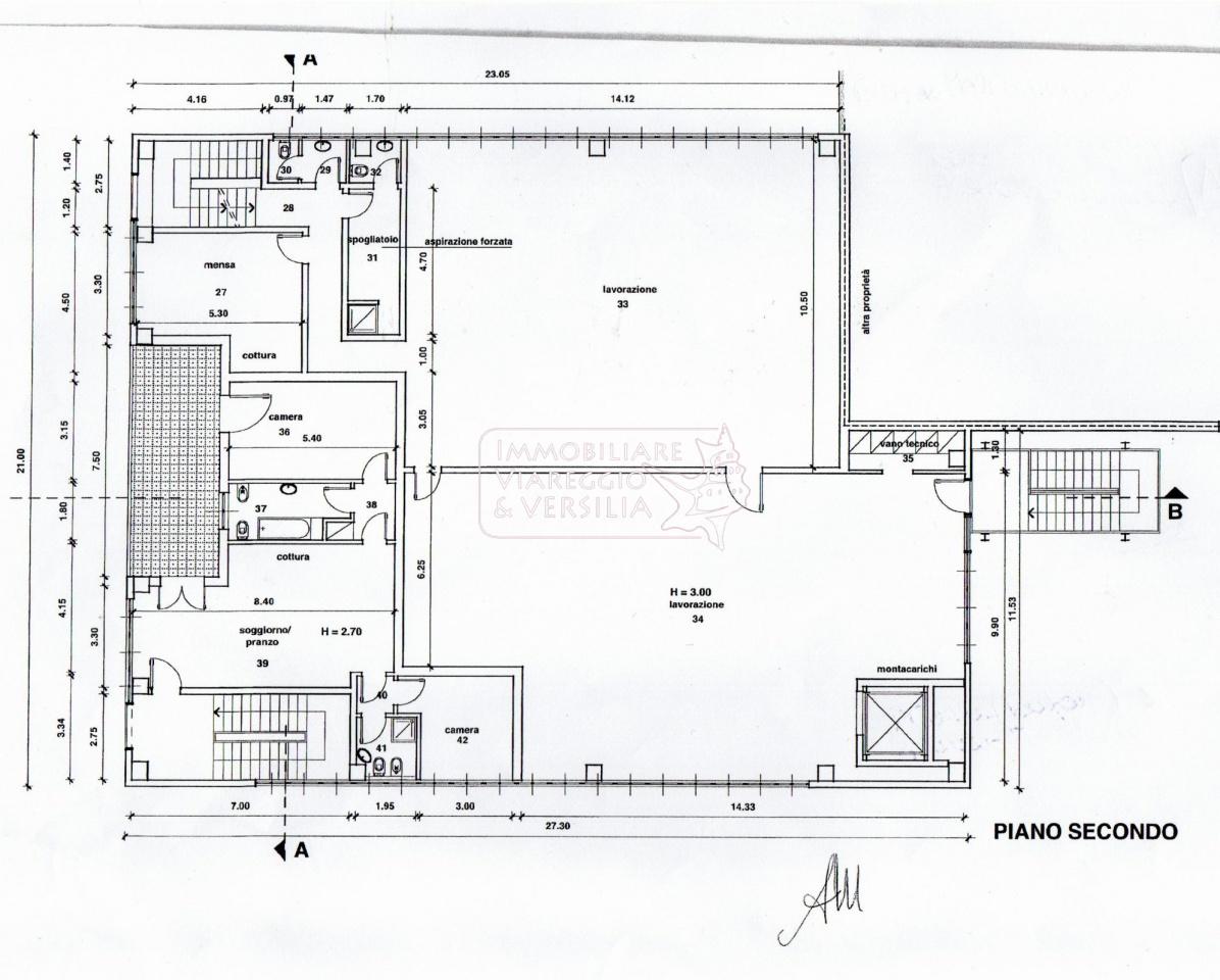 Magazzino in Via dei Metalmeccanici 10, Camaiore, {3} - Planimetria 1