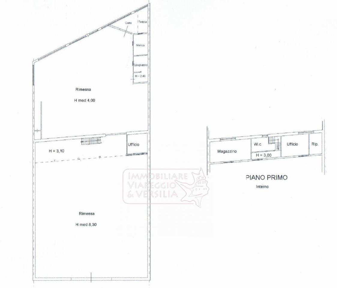 Magazzino in Via di Montramito, Viareggio, {3} - Planimetria 1