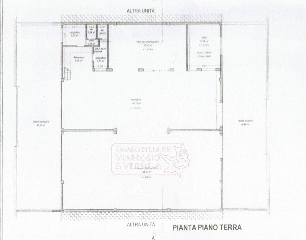 Magazzino in Via dei Fabbri, Camaiore, {3} - Planimetria 1