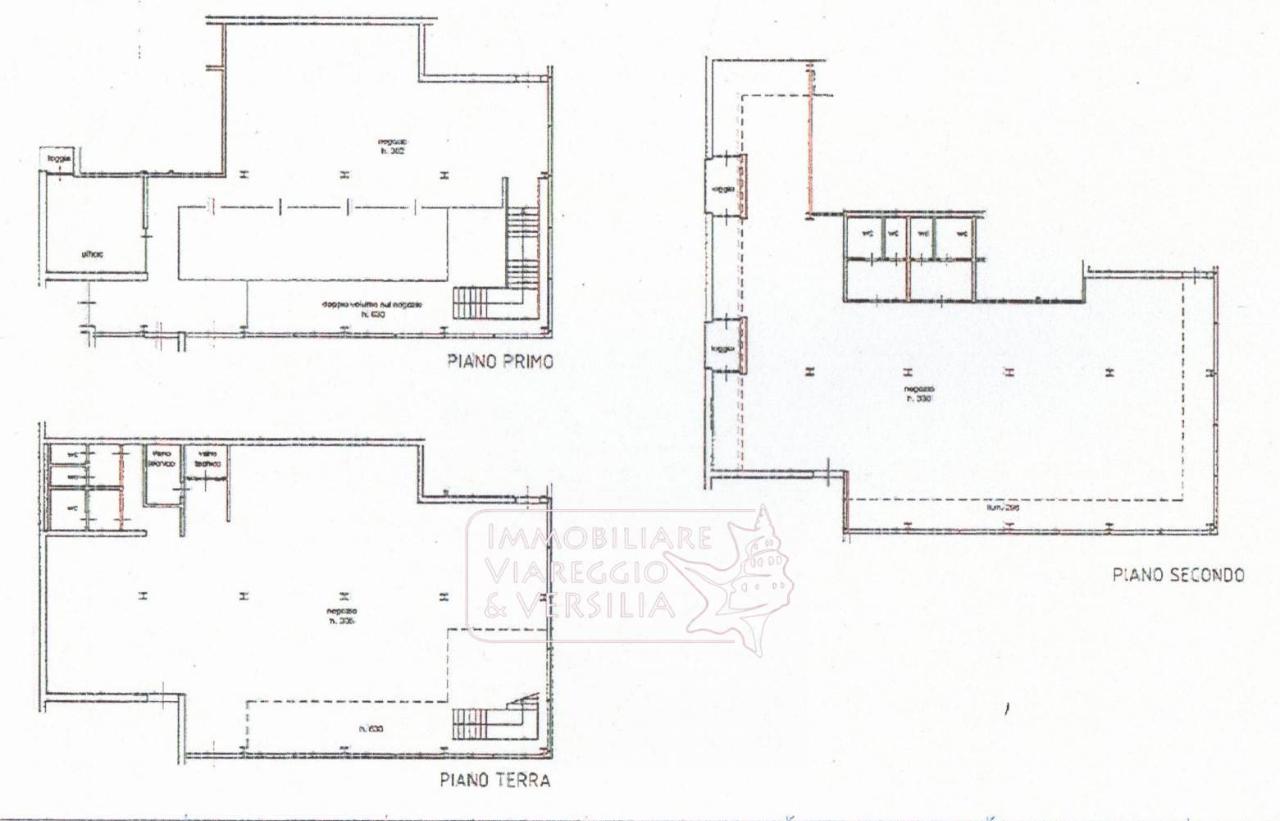 Negozio in Via delle Darsene 15, Viareggio, {3} - Planimetria 1