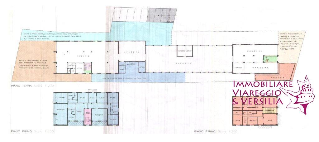 Negozio in Via Aurelia 100, Camaiore, {3} - Planimetria 1