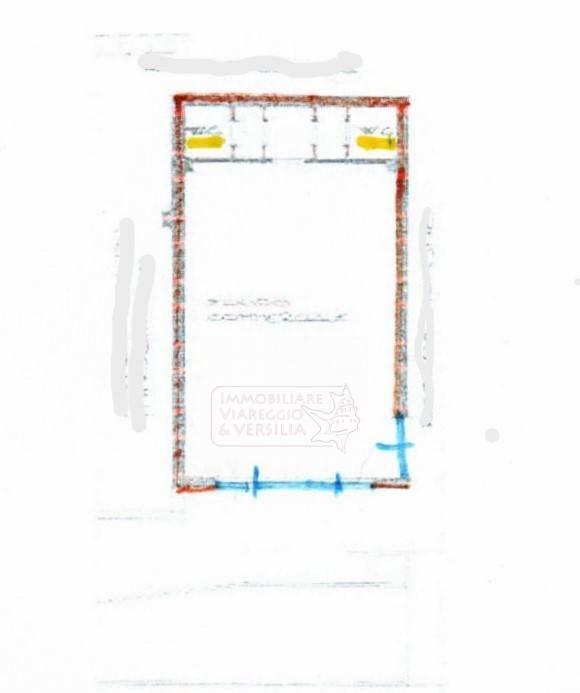 Negozio in Via Aurelia Nord, Viareggio, {3} - Planimetria 1