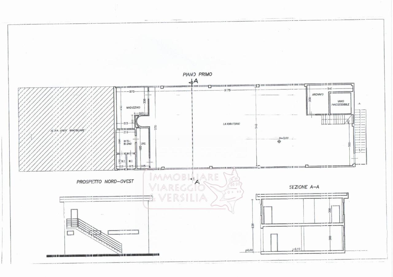 Magazzino in Via dei Metalmeccanici, Camaiore, {3} - Planimetria 1