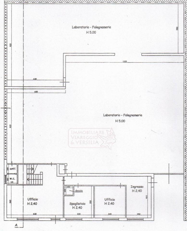 Magazzino in Via dei Metalmeccanici 78, Camaiore, {3} - Planimetria 1