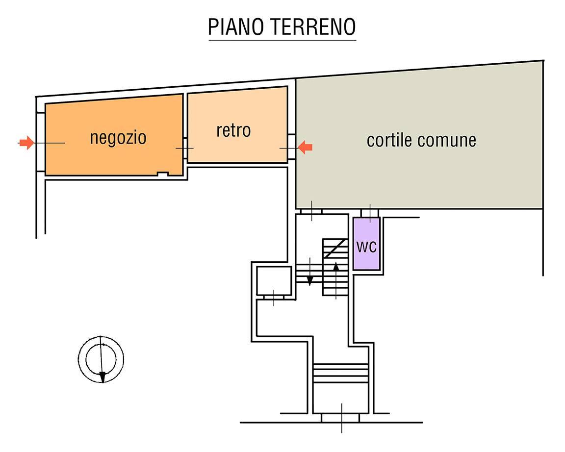 Negozio in Via De Pretis, Voghera, {3} - Planimetria 1