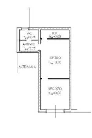 Negozio in Via Marruota, Montecatini Terme, {3} - Planimetria 1