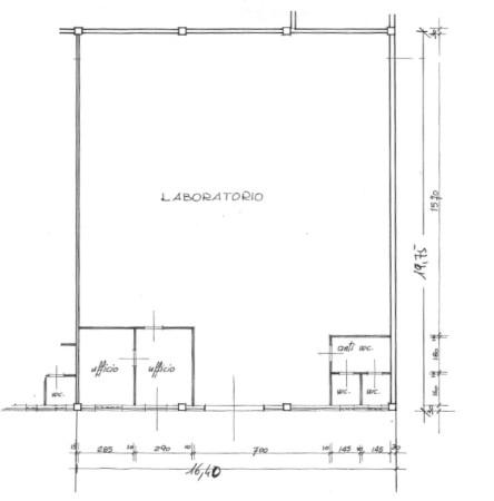 Capannone in , Pieve A Nievole, {3} - Planimetria 1