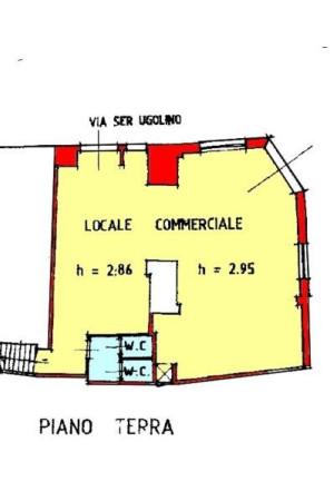 Negozio in Via Enzo Ballerini, Montecatini Terme, {3} - Planimetria 1