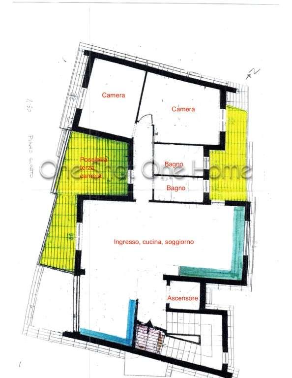 Penthouse in {3}, Scala Greca - Planimetry 1