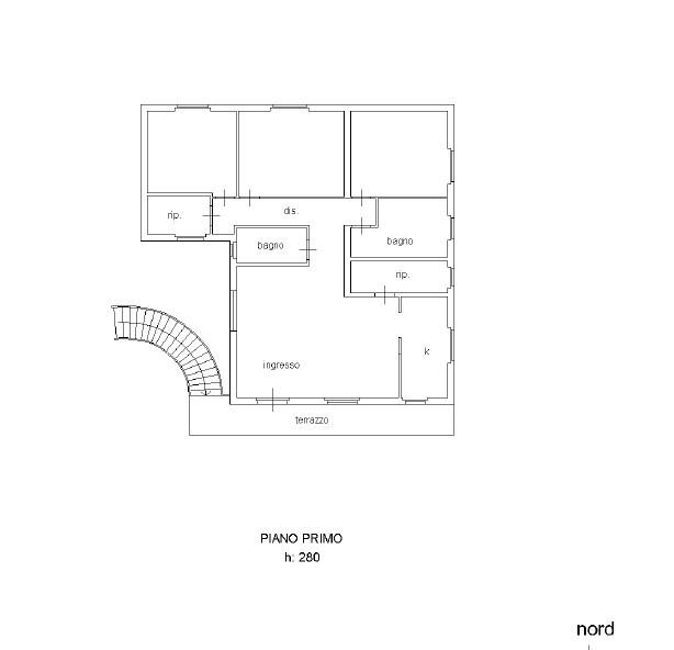 Appartamento in vendita, Via Santa Maria, Buggiano - Planimetria 1