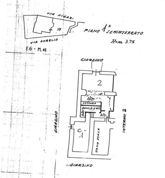 Quadrilocale in vendita, Via Aurelia, Camogli - Planimetria 1